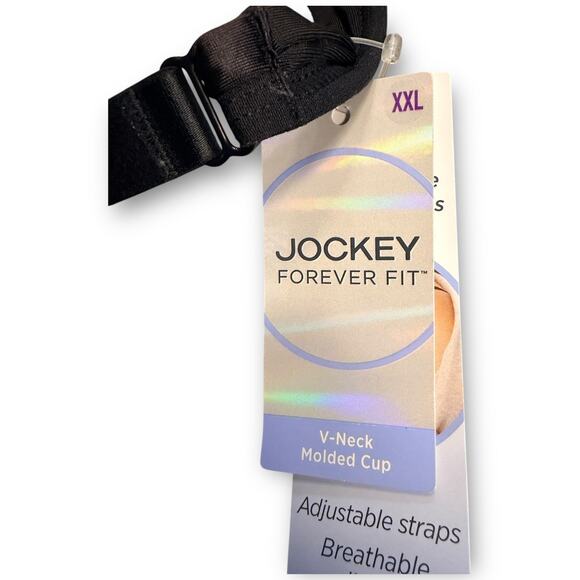 NWT Jockey Forever Fit V-Neck Bra XXL - Picture 7 of 9